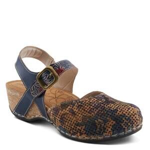 NEW L'ARTISTE women's koraline shoe in navy multi